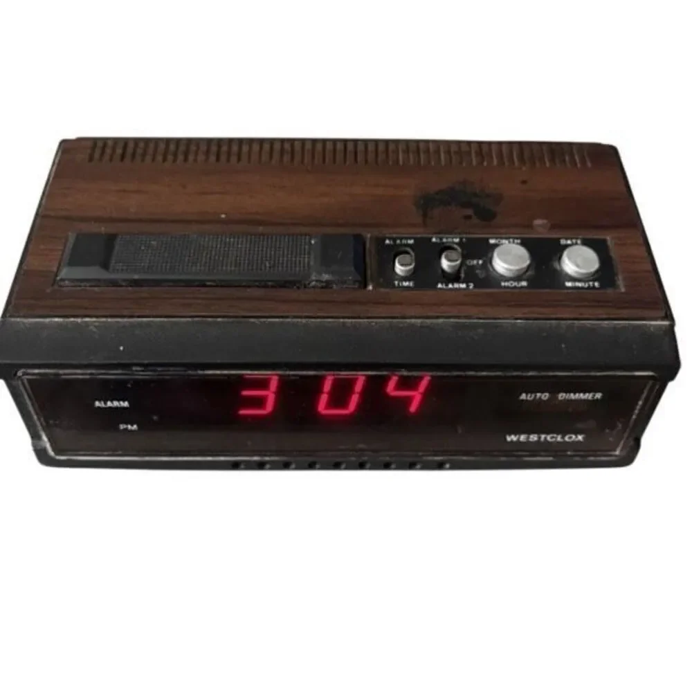 Westclox Model 22636 Digital Clock Radio *Read*